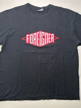 Vintage 1991 FOREIGNER unusual heat rock band world tour single stitch shirt